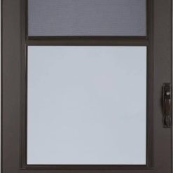 Larson 36-in x 81-in Brown Mid-View Storm Door | 37098042