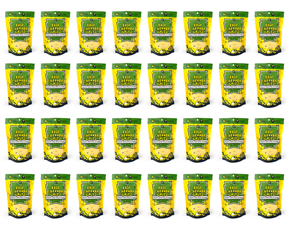 Fishski Provisions Easy Grits with Jalapeo, Hatch Green Chile, Cheddar 32 Pack