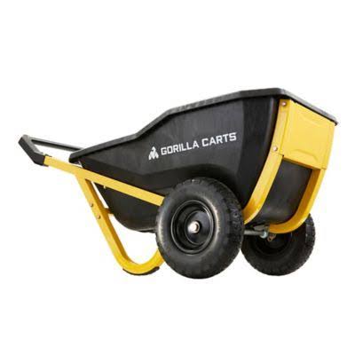 Gorilla Carts 7 Cu. ft. Evolution Poly & Steel Cart, GCR-7X
