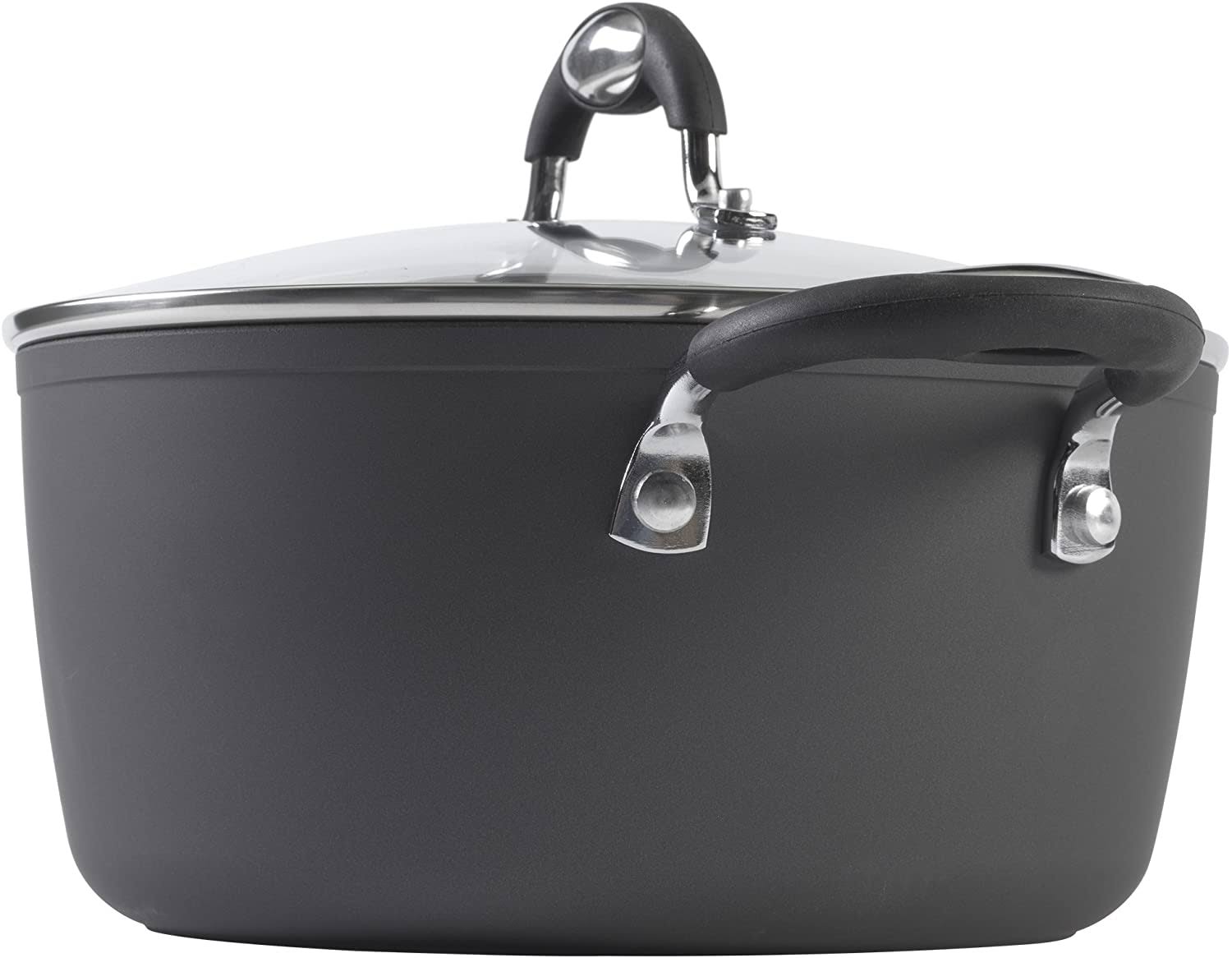 Bialetti Impact 10-Piece Black Nonstick Cookware Set - Image 9