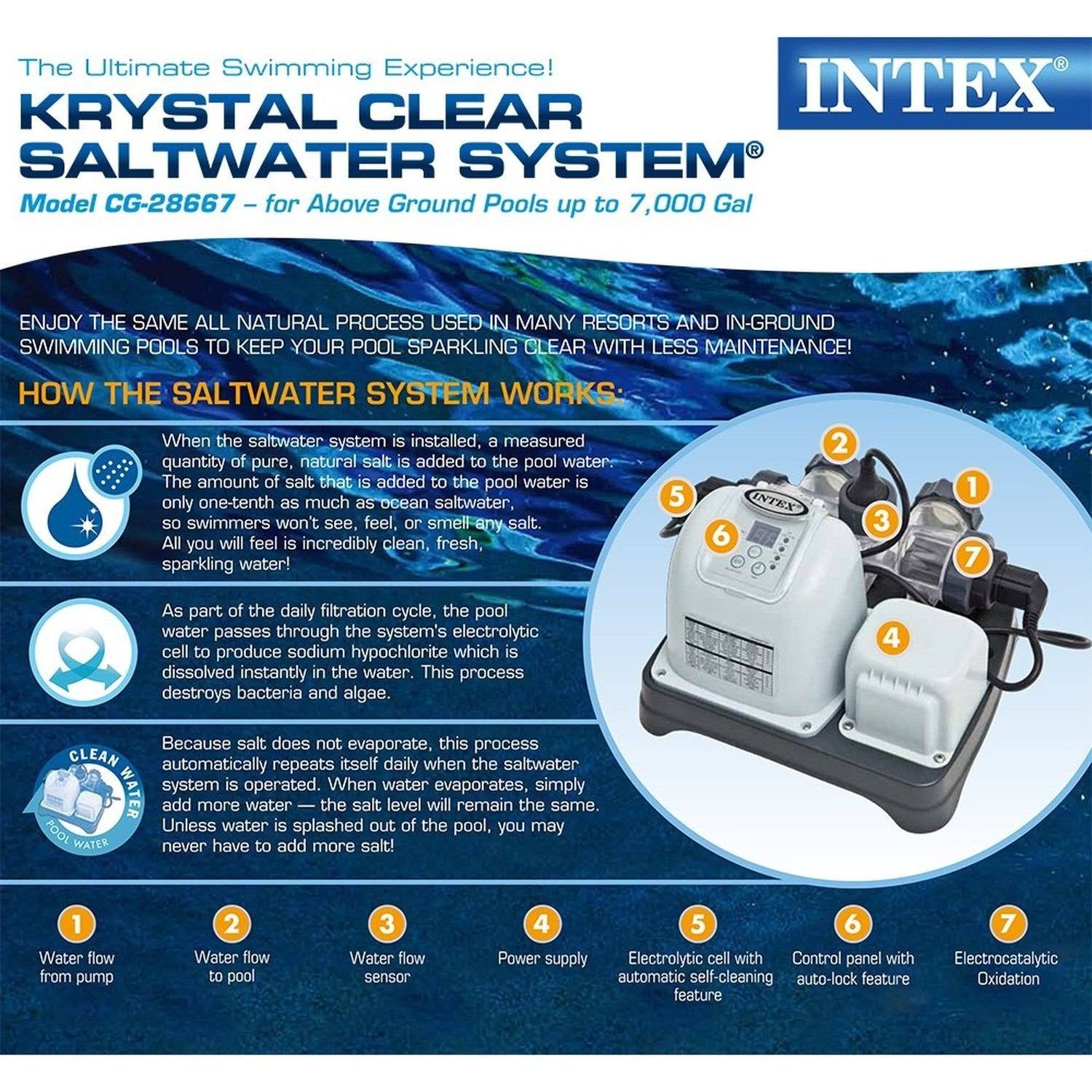 Intex Krystal Clear 7,000-gallon Saltwater System - Image 4