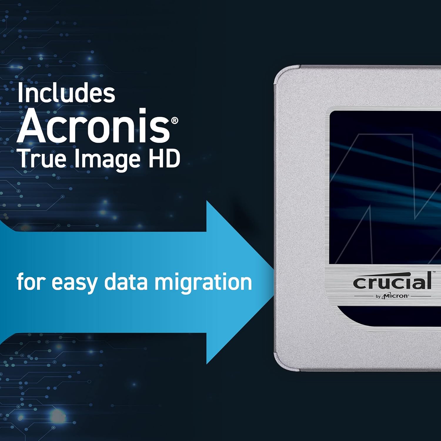 Crucial MX500 1TB 3D NAND SATA 2.5 Inch Internal SSD, up to 560MB/s – CT1000MX500SSD1(Z) - Image 4