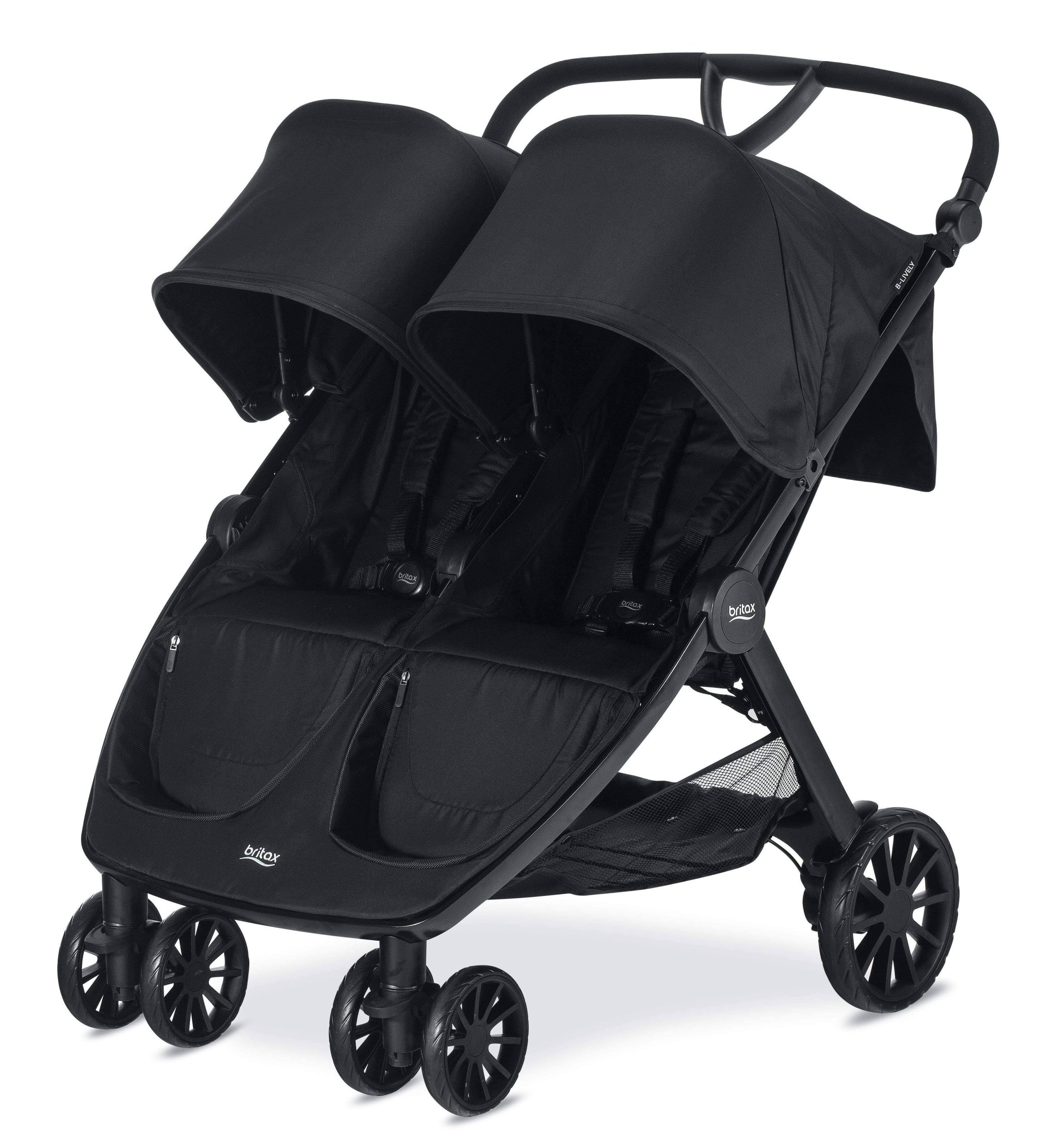 Britax B-Lively Double Stroller – Raven - Image 3