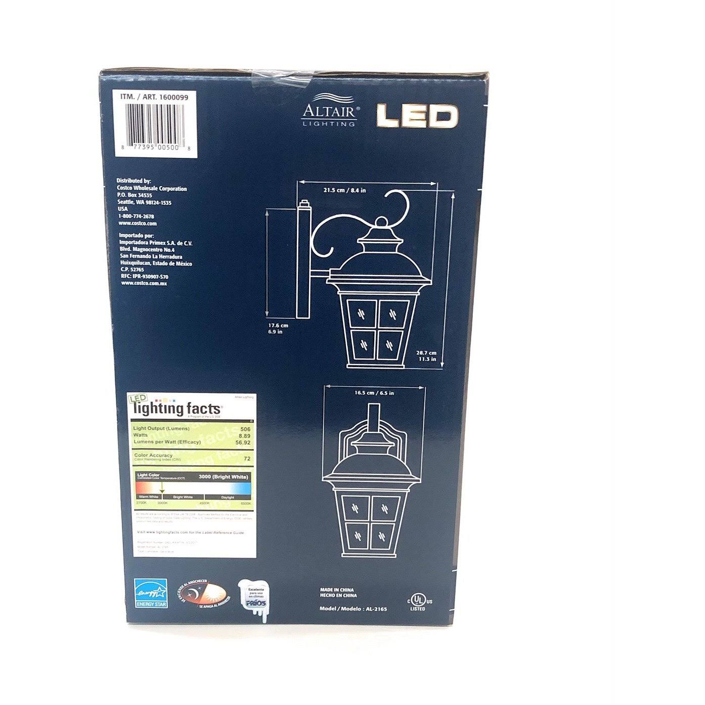 Altair Lighting Outdoor Energy Saving LED Lantern - Image 4