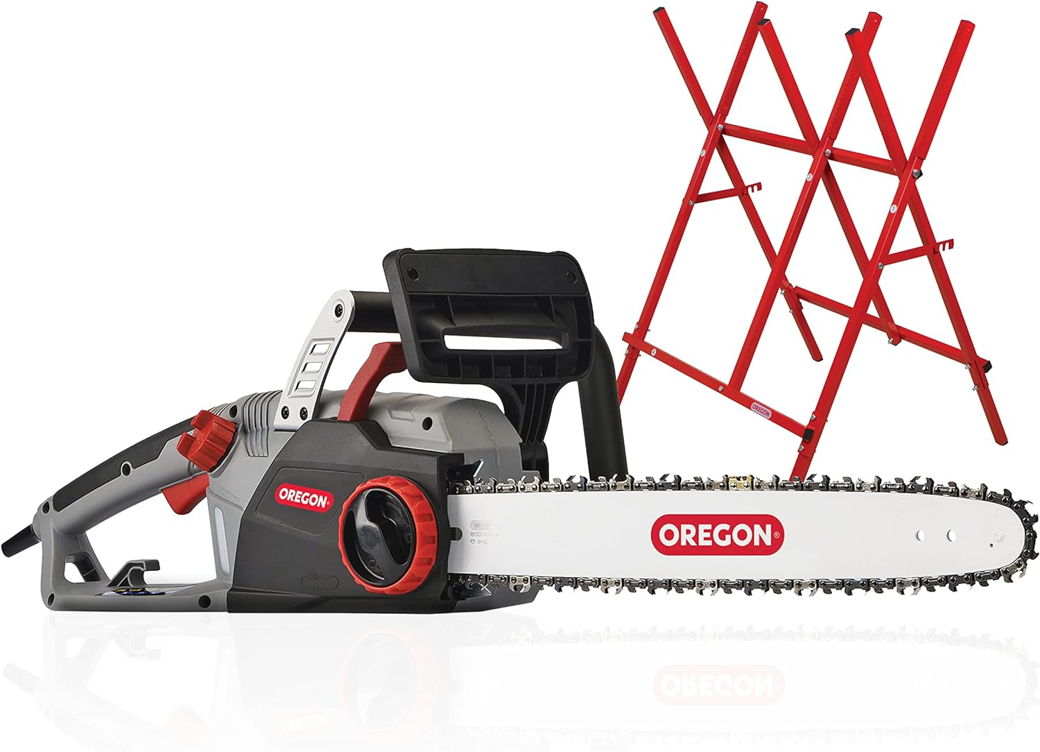Oregon CS1500 18-inch 15 Amp Self-Sharpening Corded Electric Chainsaw, with Integrated Self-Sharpening System (PowerSharp) and Chain Brake for Safety, 120V - Image 6
