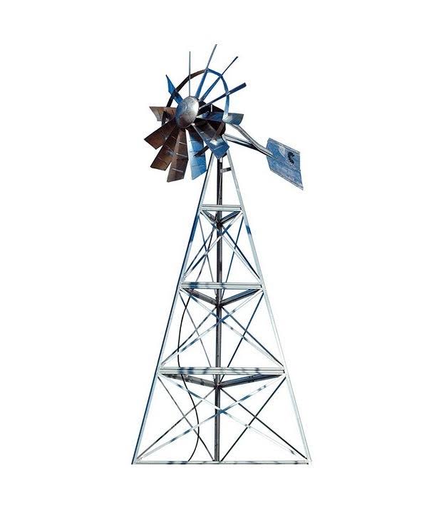 Outdoor Water Solutions 16 Foot Ornamental Windmill OMS0015