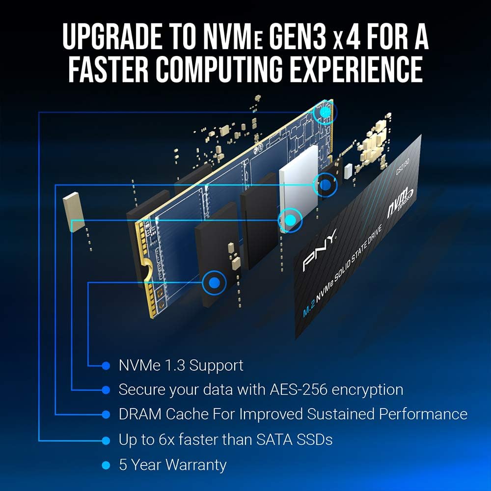 PNY CS2130 8TB M.2 NVMe Internal Solid State Drive (SSD) – M280CS2130-8TB-RB - Image 6