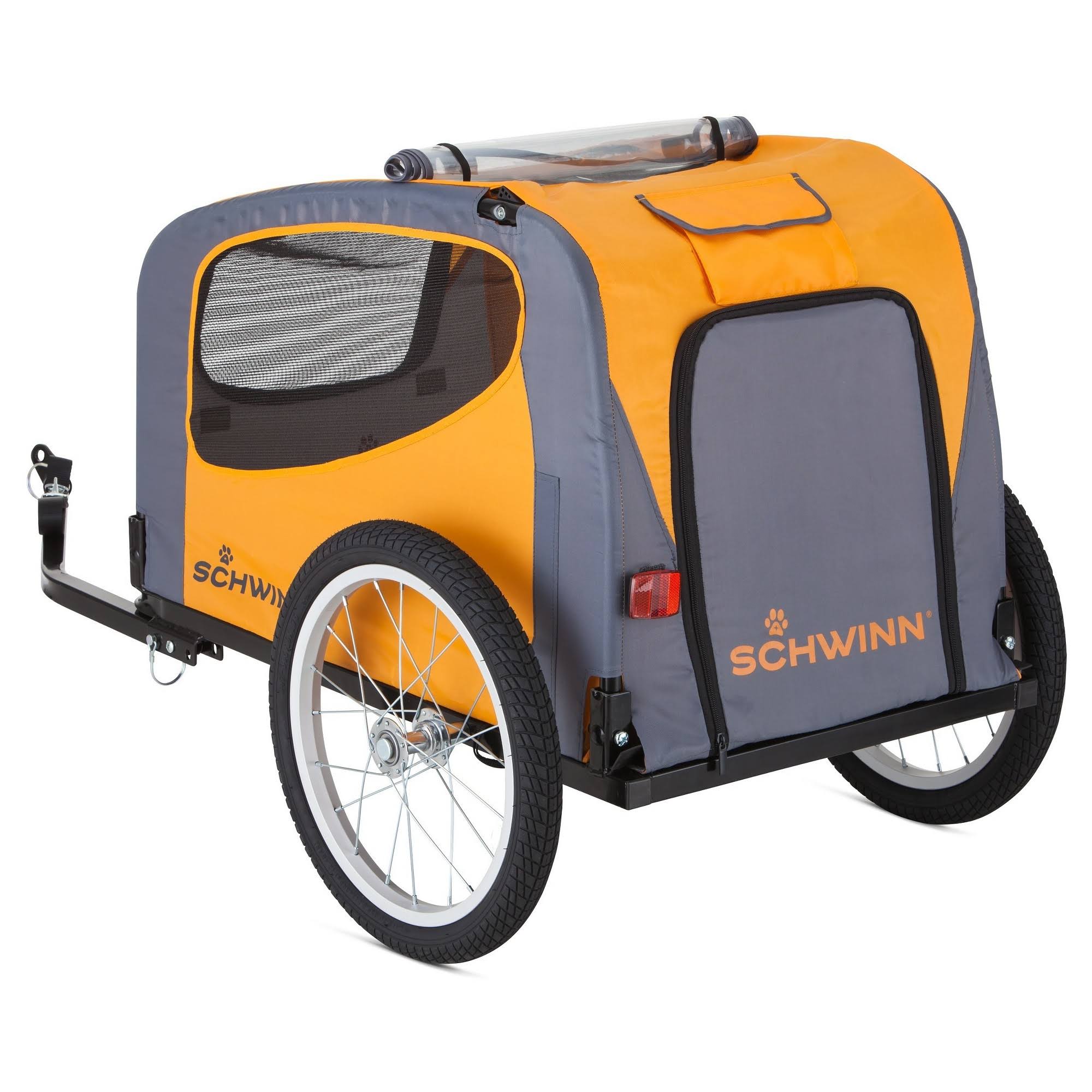 Schwinn Rascal Bike Pet Trailer Orange - Image 4