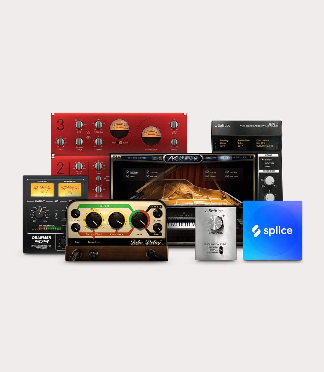 Focusrite Scarlett Solo 2×2 USB Audio Interface Full Studio Bundle with Creative Music Production Software Kit and Eris 4.5 Pair Studio Monitors and 1/4?? Instrument Cables - Image 7