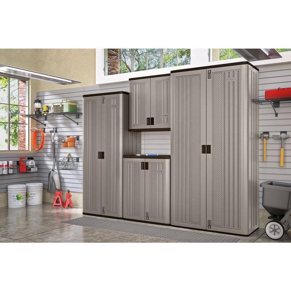 Suncast Mega Tall Utility Storage Cabinet - Image 3