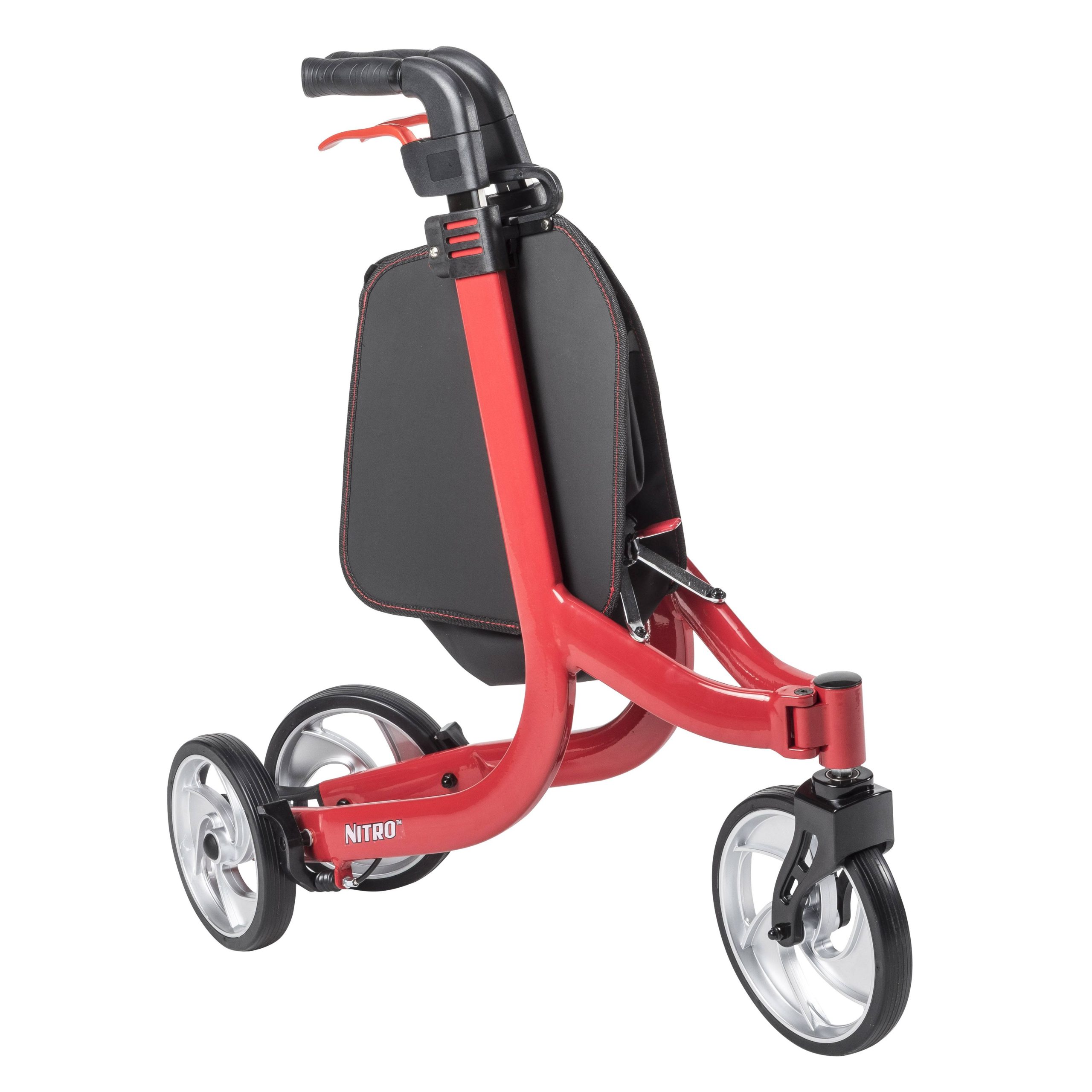 Drive Medical Nitro Euro Style 3-Wheel Rollator Rolling Walker - Image 4