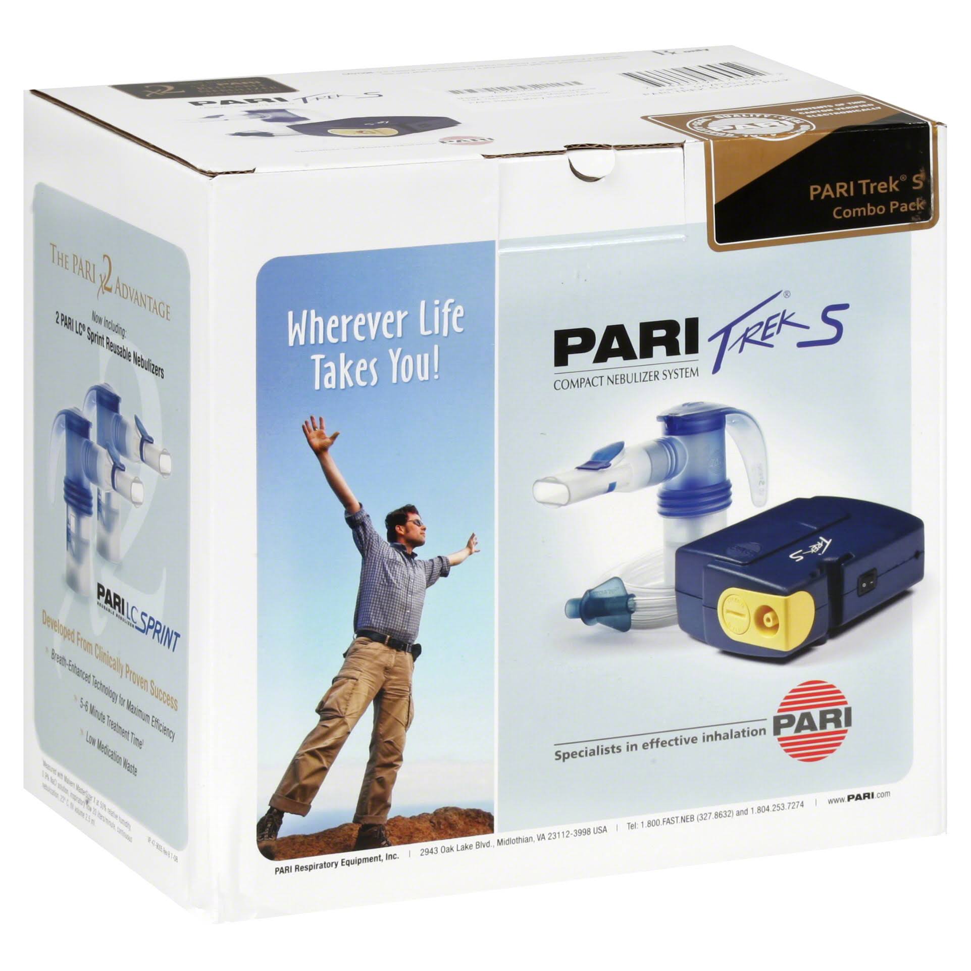 Pari Trek S Nebulizer System, Compact, Combo Pack - Image 2