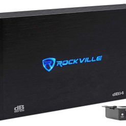 Alternative view of Rockville dB14 4000w Peak/1000w RMS Mono 2 Ohm Amplifier Car Audio Amp Bundle with Rockville RWK4CU 4 AWG Gauge 100% Copper Complete Amp Installation Wire Kit OFC