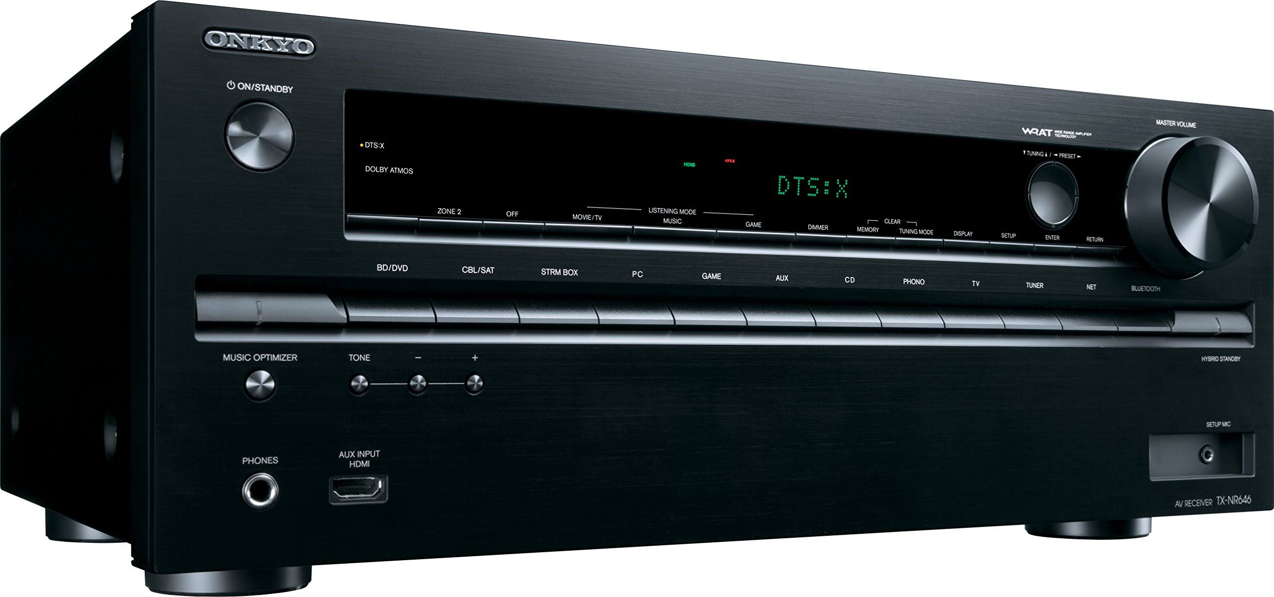 Onkyo TX NR646 7.2 Channel AV Network Receiver – Black - Image 4