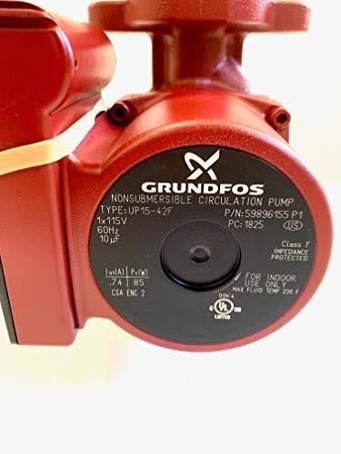 Home Grundfos 59896155 UP15-42F 115V SuperBrute 9H Recirculator Pump - Image 4
