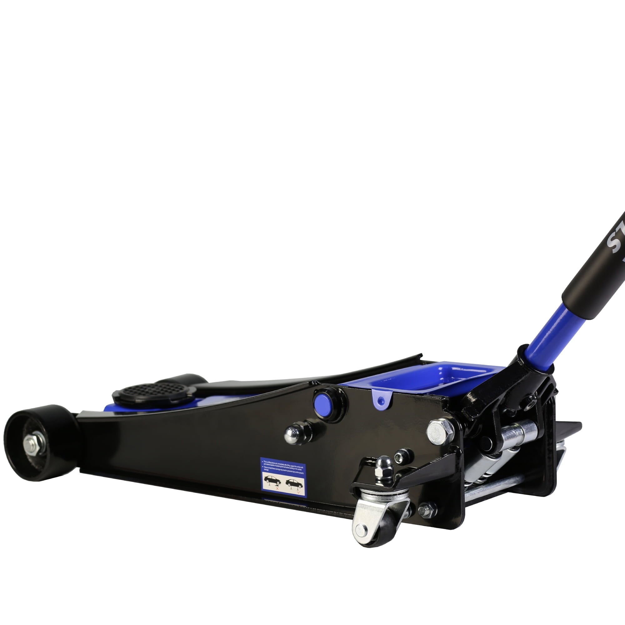 CQSXDA Floor Jack, 4 Ton Low Profile Floor Jack, Heavy-Duty Steel Racing Floor Jack with dual Piston Quick Lift Pump, Floor Jack Lifting Range 4-21 - Image 6