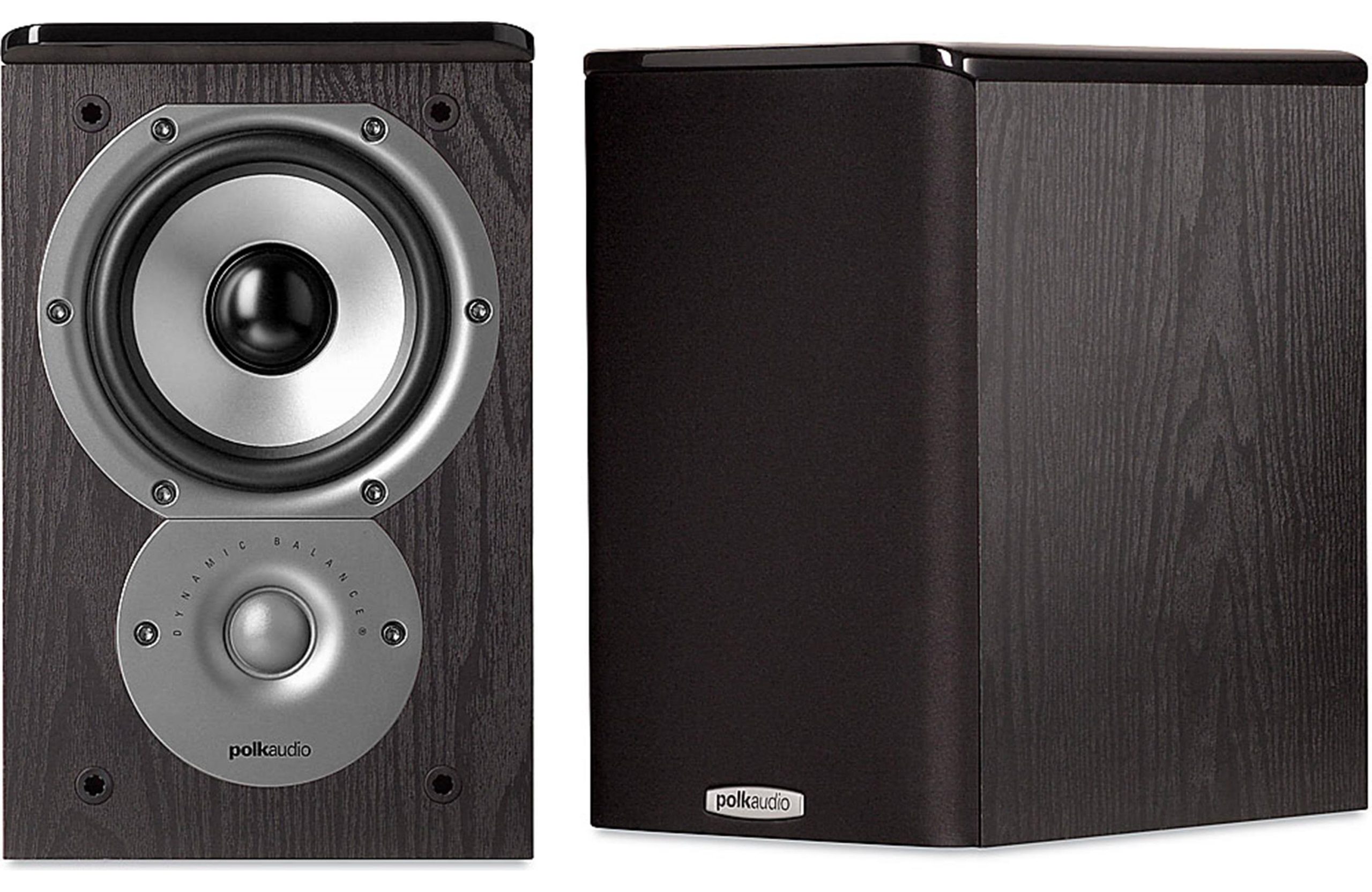 Polk Audio TSi100 Bookshelf Speakers (Pair, Black)