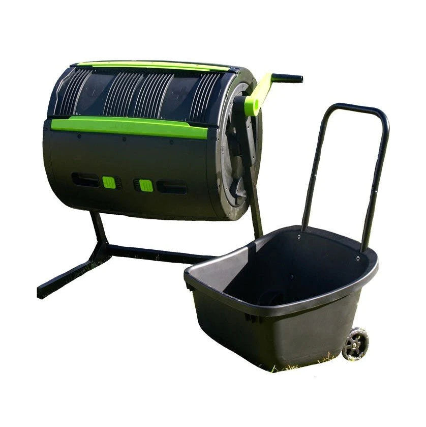 Maze 65-Gallon Compost Tumbler And Cart Combo - Image 4