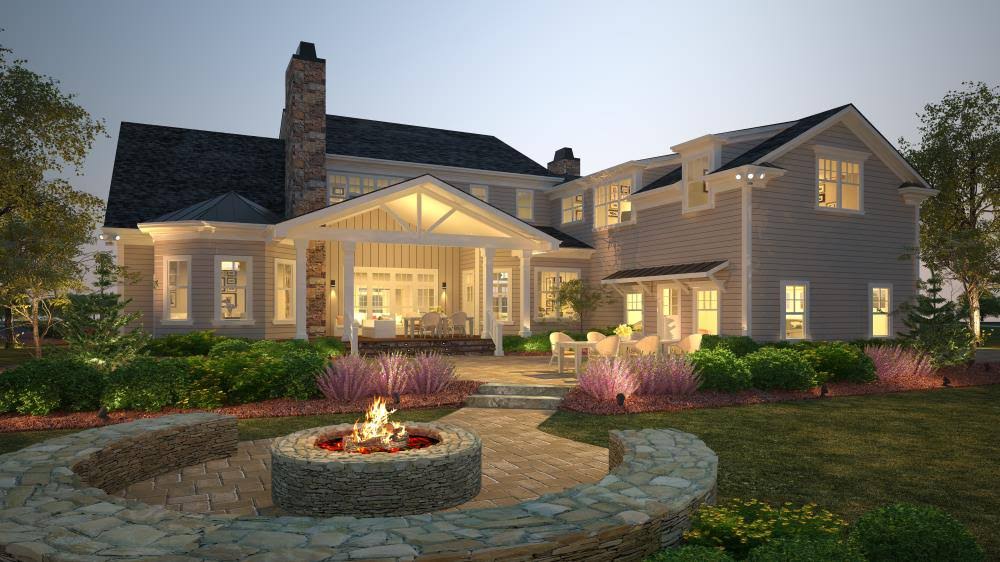 Lithonia Lighting Olfl 14 PE DDB M4 25-Watt Dark Bronze Integrated LED Outdoor Flood Light - Image 3