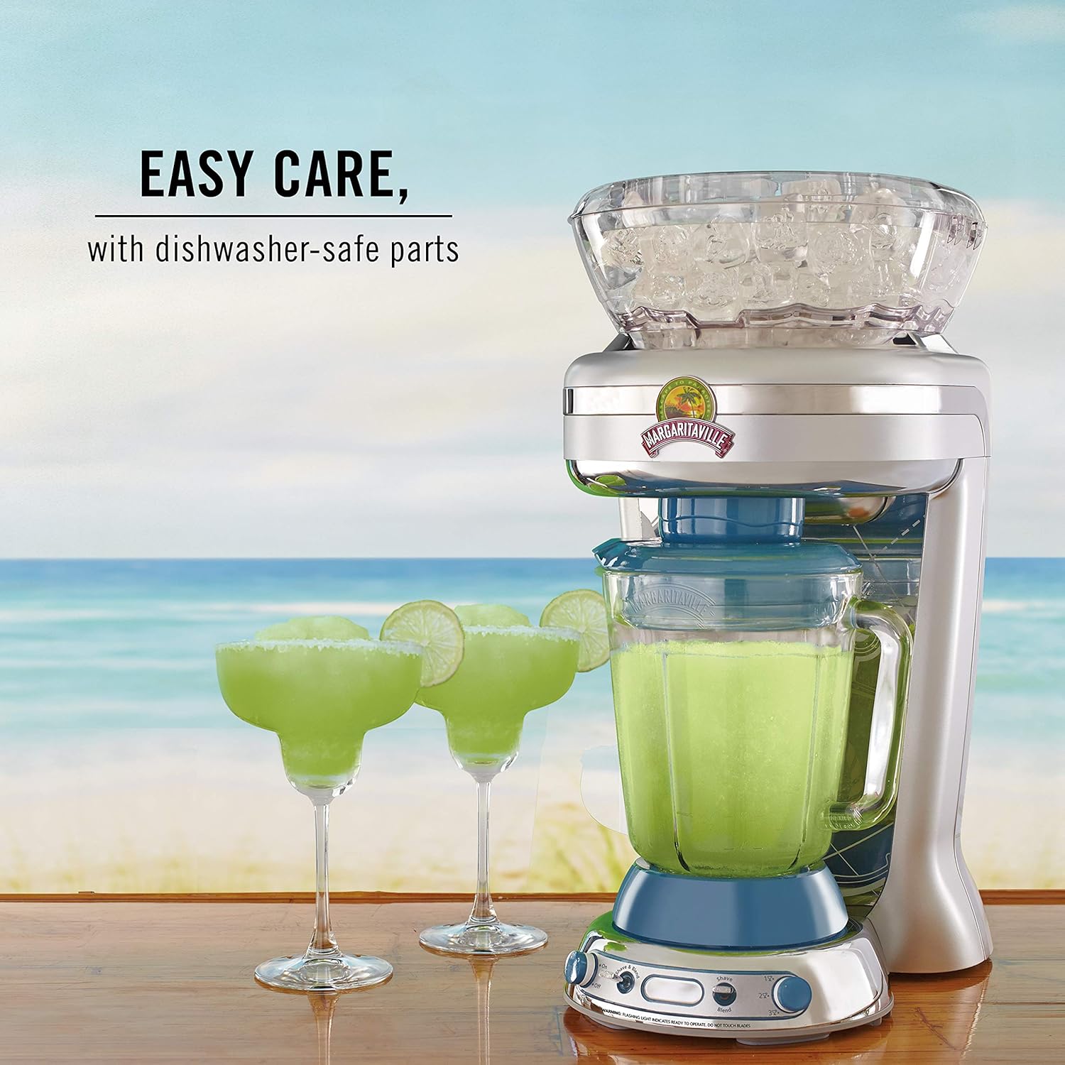 Margaritaville Key West Frozen Concoction Maker with Easy Pour Jar and XL Ice Reservoir - Image 5