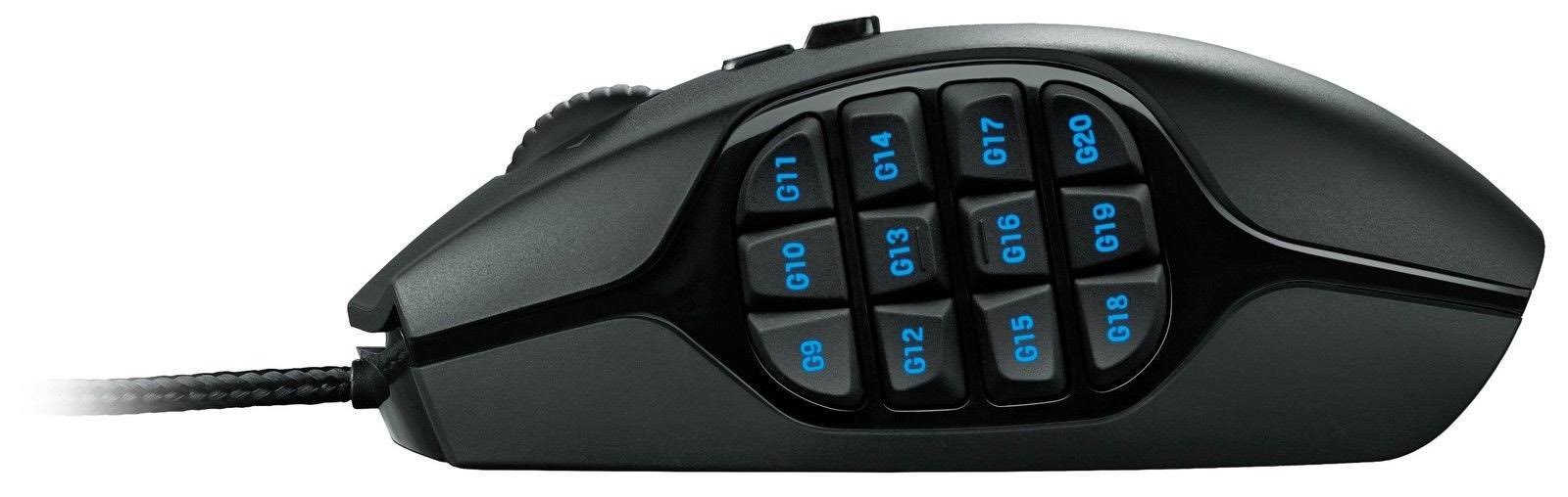 Logitech G600 MMO Gaming Mouse, RGB Backlit, 20 Programmable Buttons - Image 3