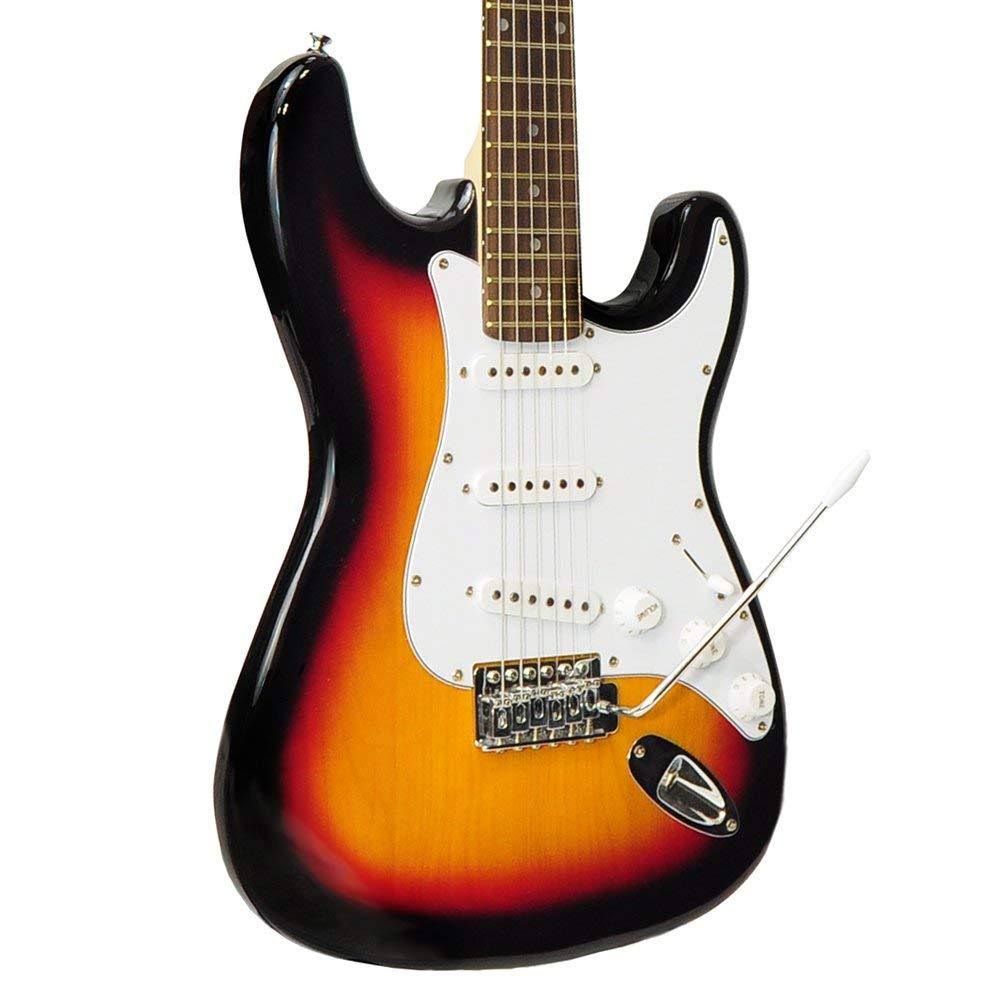 Pyle 97077080M Beginner Electric Guitar Package – Sun Burst - Image 3