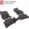 3W?Floor?Mats?Compatible for Range Rover Velar 2017-2022 TPE?All?Weather?Custom?Fit?Floor?Liner?for Range Rover Velar1st?and?2nd?Row?Full?Set Car?Liners Black