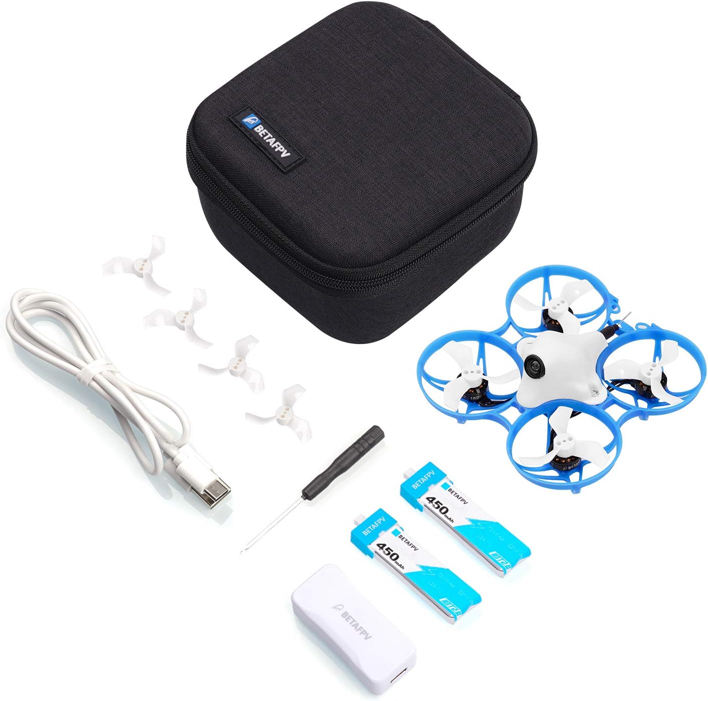 BETAFPV Meteor75 1S Brushless Whoop Drone TBS Crossfire with BT2.0 Connector F4 AIO 1S FC VTX 18000KV 1102 Motor C02 Camera for Tiny Whoop Micro FPV Racing Whoop Drone Quadcopter - Image 8