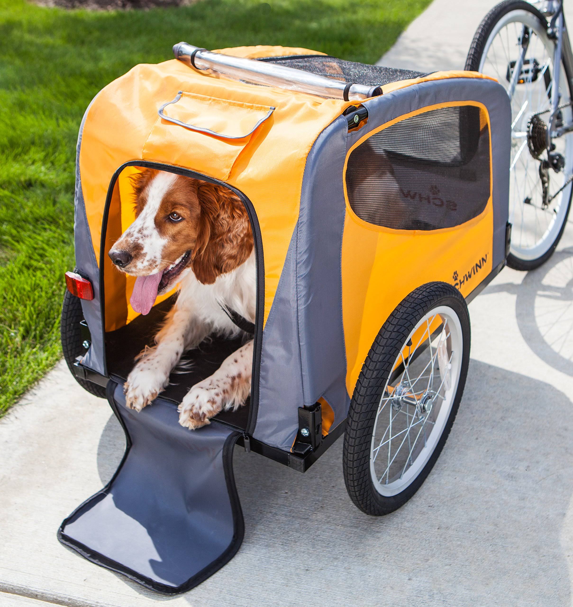 Schwinn Rascal Bike Pet Trailer Orange - Image 2