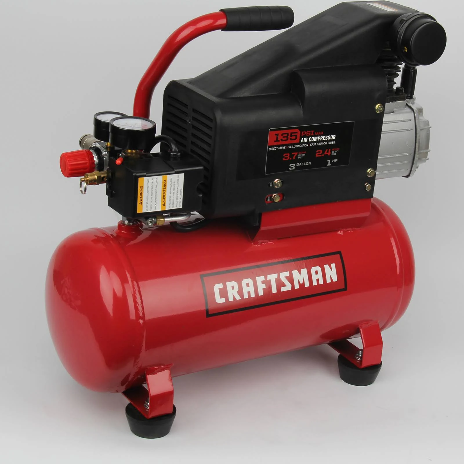 Craftsman 3 Gallon Air Compressor with Hose and Accessory Kit 3 Gal