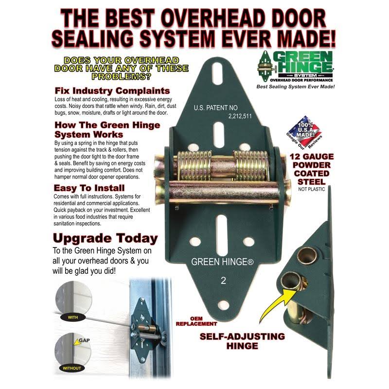 Green Hinge System 5766993 Steel Commercial Garage Door Hinge for 4 - Image 6
