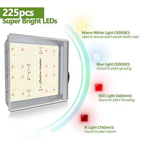 Mars Hydro TS 600W LED Grow Light 2×2 ft Sunlike Full Spectrum LED Grow Lamp - Image 4