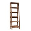 Sauder Trestle 5-Shelf Bookcase – Vintage Oak