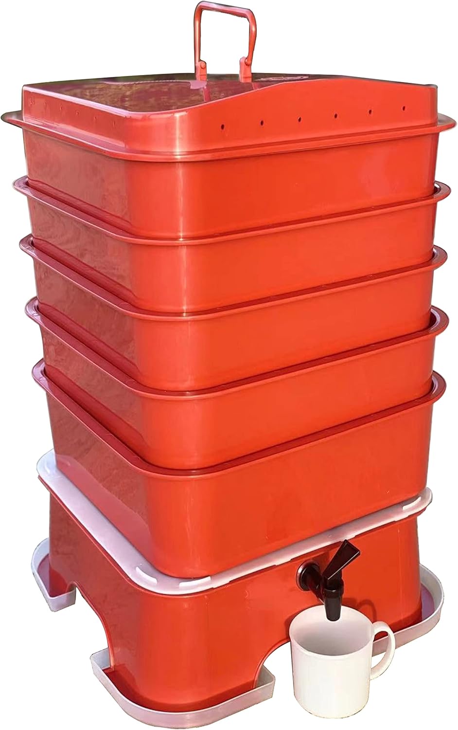 VermiHut Plus 5-Tray Worm Compost Bin ?C Easy Setup and Sustainable Design - Image 2