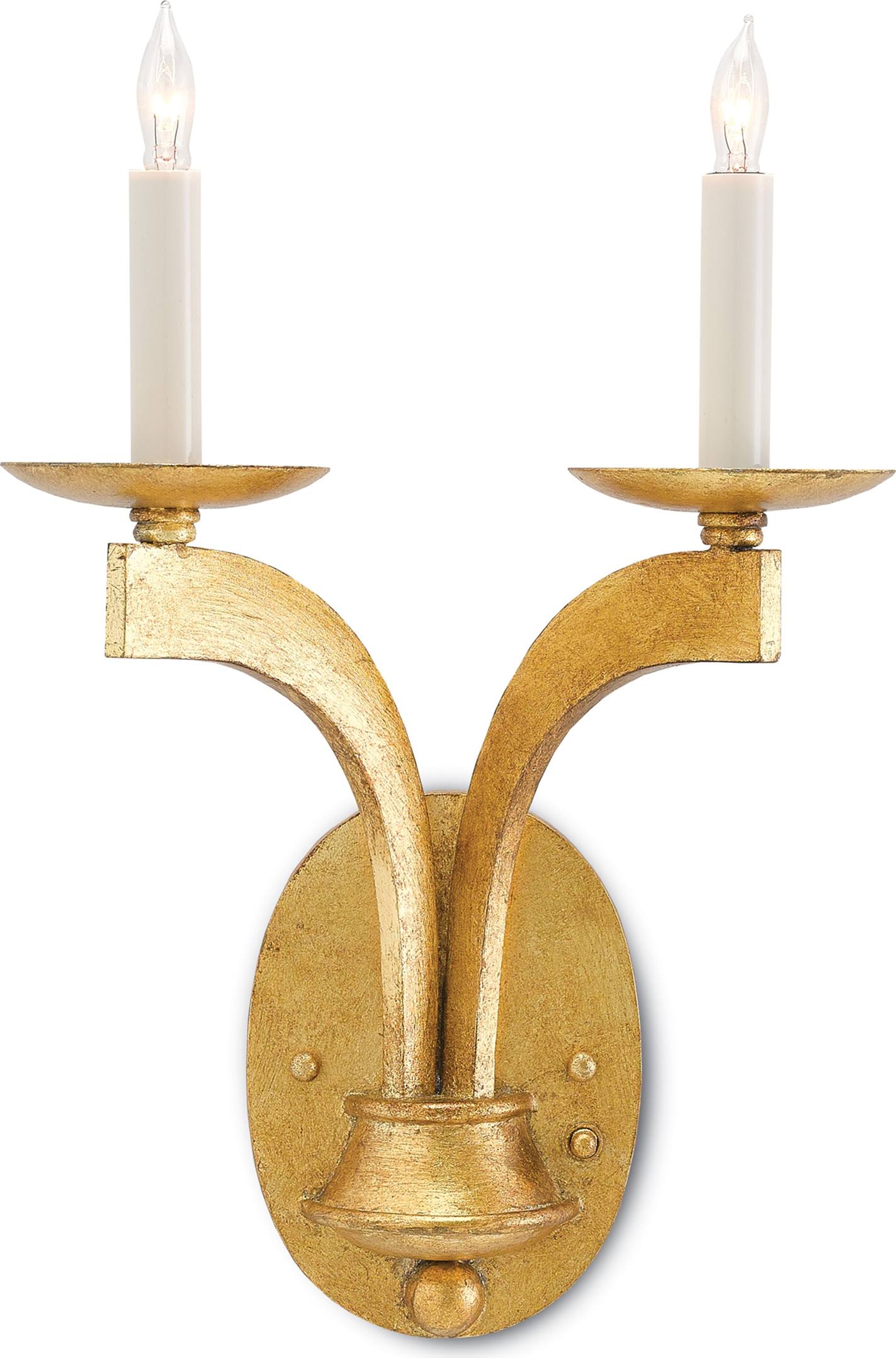 Currey and Company-5000-0029-Venus – 2 Light Wall Sconce Antique Gold