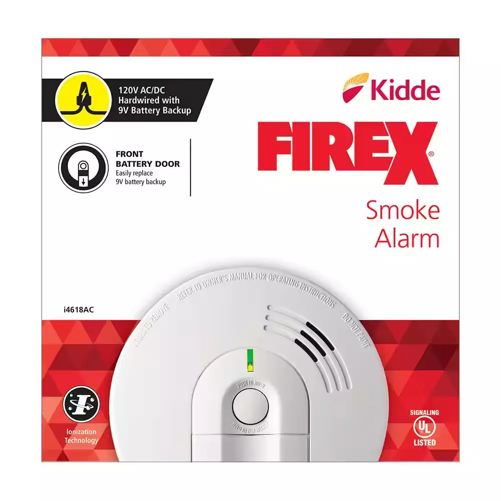 2025 Firex 4-Pack Hardwired Smoke Detector with Ionization Sensor - Image 3