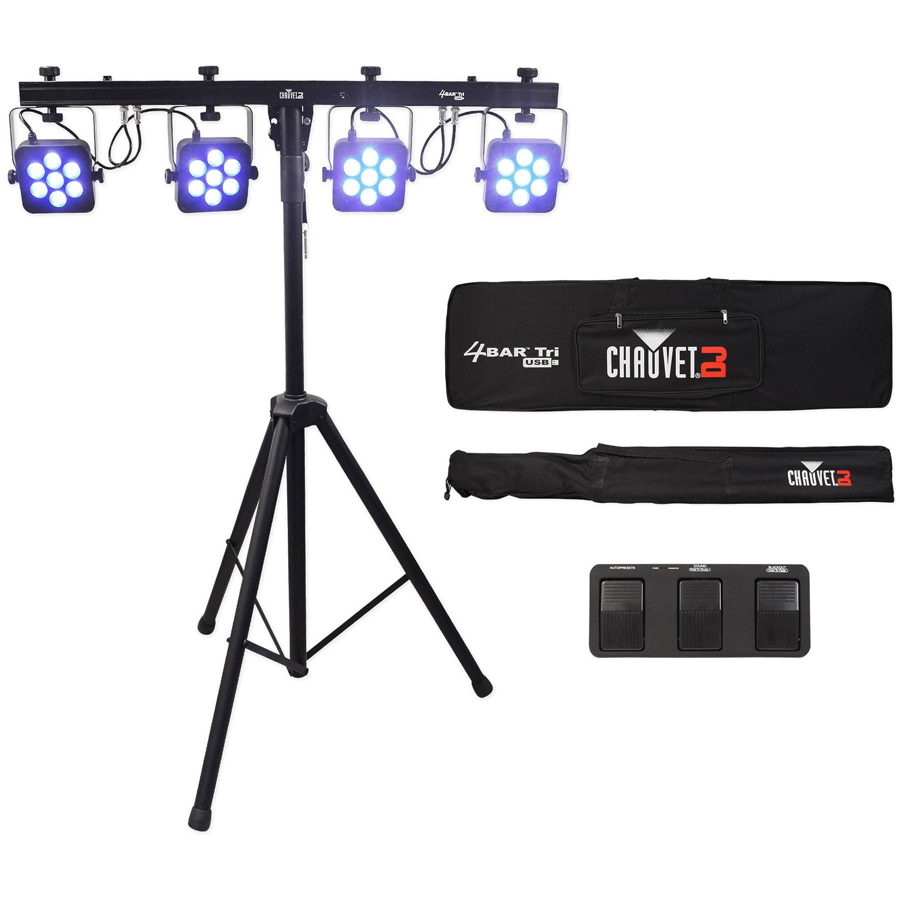 Chauvet DJ 4Bar Tri USB – LED Wash Light System - Image 2