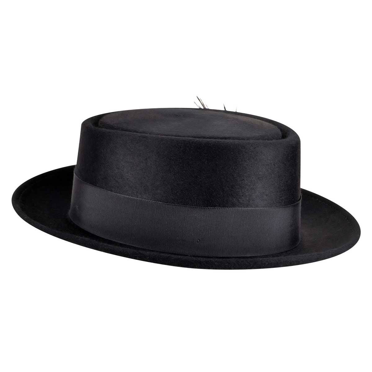 Men&s Bailey Jett Pork Pie Hat: Size: 7 5/8 Black - Image 3