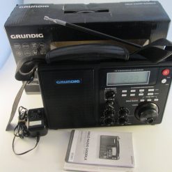 Alternative view of Grundig S450DLX Deluxw AM/FM/Shortwave Portable Radio – Black