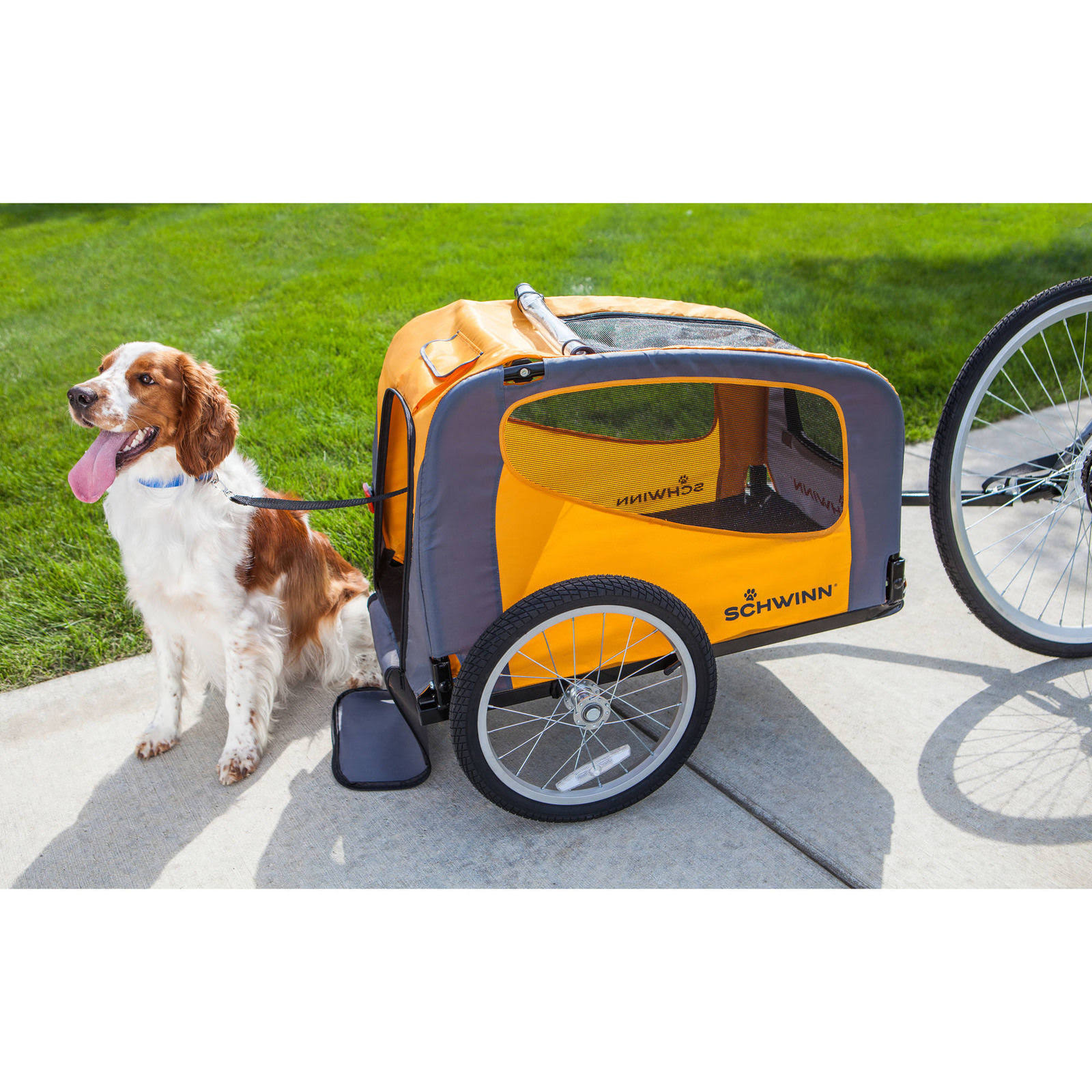 Schwinn Rascal Bike Pet Trailer Orange - Image 7