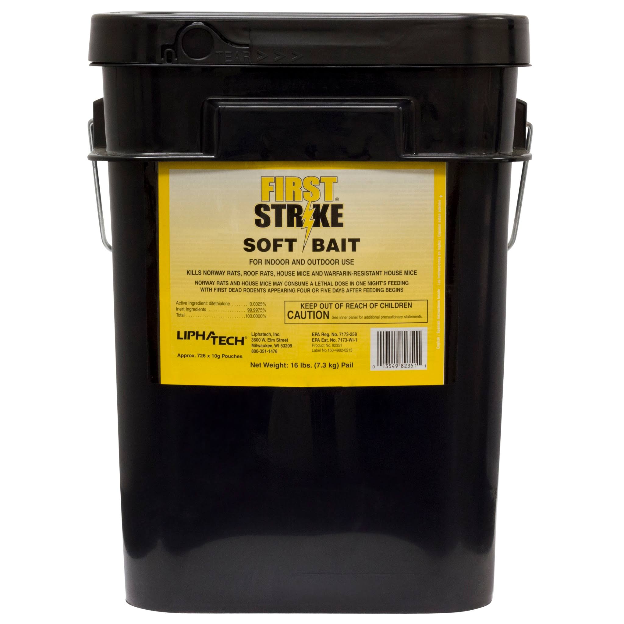 First Strike Soft Bait Rodenticide – 16 lb. Pail