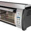 Blackdecker-space-maker-digital-toaster-oven-stainless-steel-black, Silver TROS1000