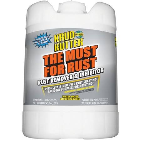 Krud Kutter Rust Remover u0026 INHIBITOR Cleaner 5 Gallon Biodegradable Liquid