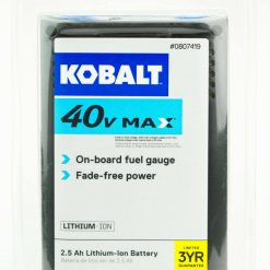 Alternative view of Kobalt 40-Volt 2.5Ah Amp Hours Rechargeable Lithium Ion (Li-Ion) Cordless Power Equipment Battery