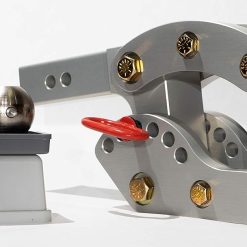Rhino Hitch RHI2BA10K – 10K LB, 7 Drop Hitch w/ 2 Shank, Adjustable Aluminum Trailer Hitch & 2 Ball Convert-A-Ball Set