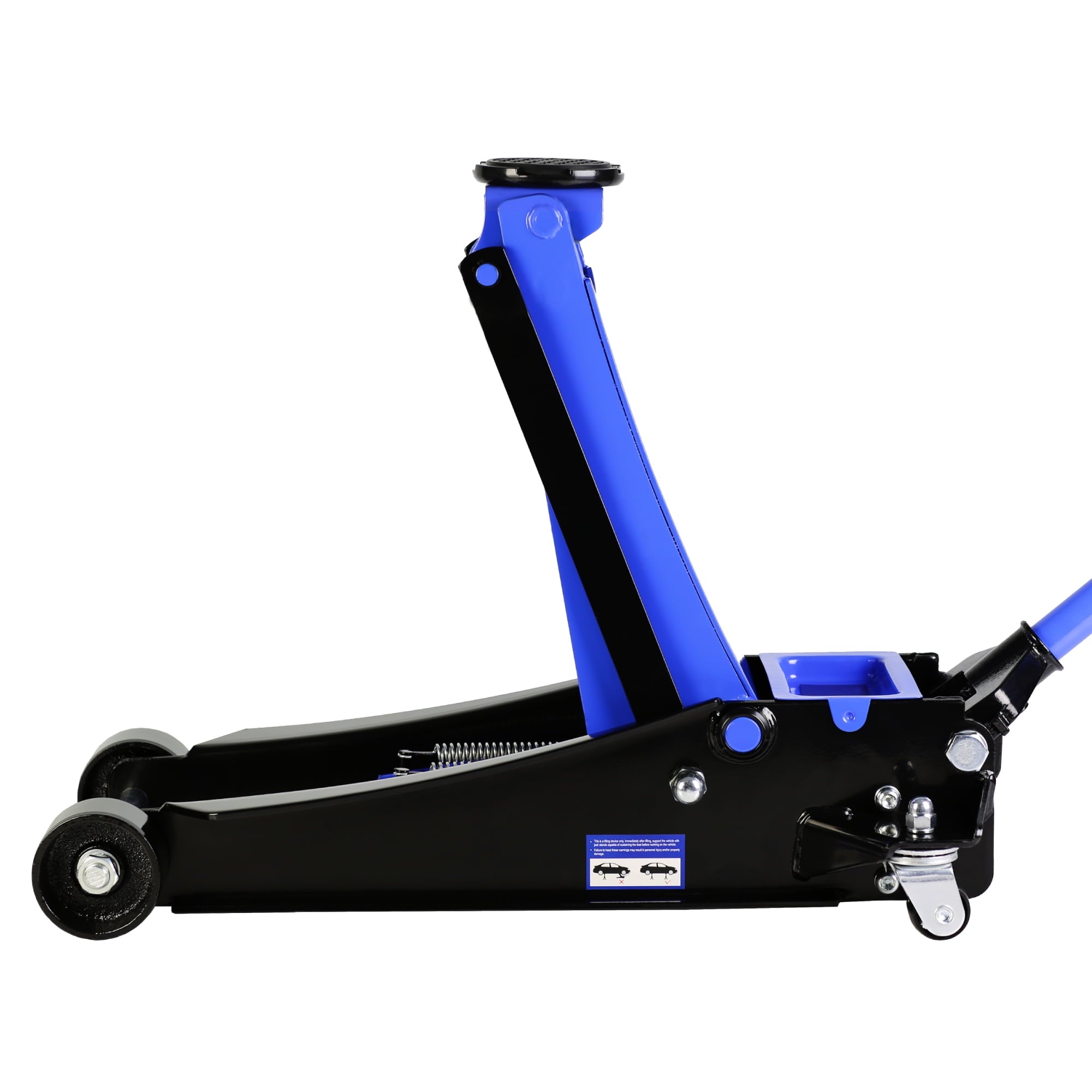CQSXDA Floor Jack, 4 Ton Low Profile Floor Jack, Heavy-Duty Steel Racing Floor Jack with dual Piston Quick Lift Pump, Floor Jack Lifting Range 4-21 - Image 7