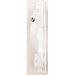 Alternative view of Larson 36-in x 81-in Brown Mid-View Storm Door | 37098042