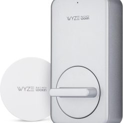 Wyze Lock WiFi & Bluetooth Enabled Smart Door Lock, Wireless & Keyless Entry, works with Amazon Alexa & Google Assistant, Fits on Most Deadbolts, Includes Wyze Gateway – A Certified for Humans Device