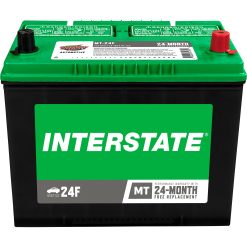 Automotive Batteries Interstate Batteries Automotive Battery, Group Size 24F, 12 Volt, Sealed Lead Acid