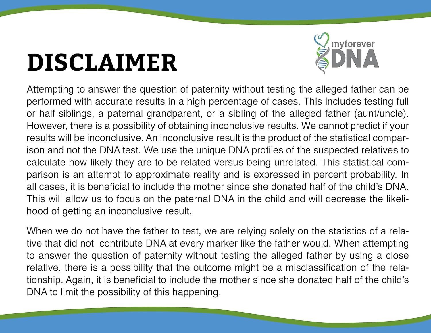My Forever DNA – Sibling DNA Test KIT Includes All Lab Fees & Shipping to Lab 46 (Genetic) DNA Marker Test Accurate & Confidential - Image 4